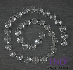 14MM/18MM/22MM ACRYLIC CRYSTAL GARLAND STRAND CHAIN HANGING DIAMOND WEDDING TREE