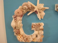 Beach Decor “Surf Gypsy” Shell Letters – Seashell letters – Beach Sign
