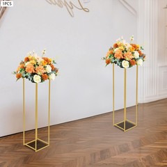 Tall Flower Stand, Rectangular Flower Display Rack, Geometric Flower Stand New