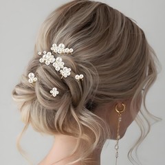 9Pcs Pearl Wedding Hairpin, Exquisite Wedding Accessories, Beautiful Pearl Ha…