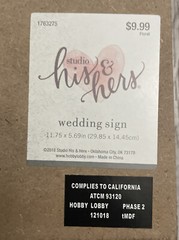 Rustic Wooden “Favors” Sign For Party Wedding Sign Lot of 2 Studio His and Hers