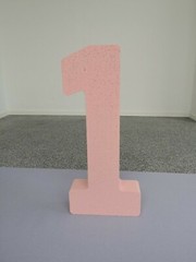 Styrofoam Number 90cm Decoration Styrofoam Numbers Birthday Colour Coloured Choice