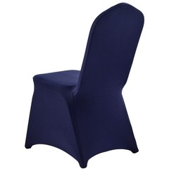 Uimoso 50PCS Navy Blue Spandex Chair Covers for Events and Parties