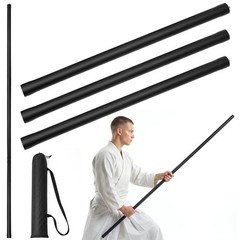 Collapsible Bo Staff 4ft & 6ft – Foam-padded Martial Arts Training Staff, Esc…