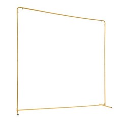 Wedding Backdrop Stand Metal Background Decoration Set + White Cloth Cover