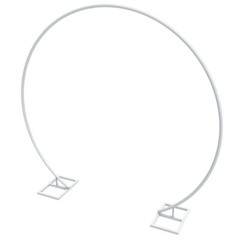 Metal Round Wedding Backdrop Stand Free Standing Falling Curtain Arch Venue Deco