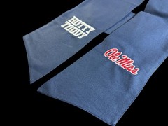 Ole Miss Hotty Toddy Cotton Wreath Sash (2 Logos) 24k Stitch