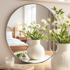 12 Pack Acrylic Round Mirrors for Table, 10″ Round Mirrors for Centerpieces C…