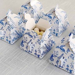 25 Mini Teapot 4″ Gift Boxes with Floral Print Party Events Home Decorations