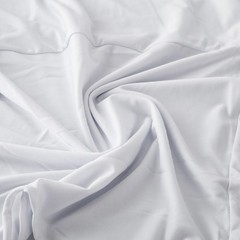 Universal 50/100 pcs Polyester Spandex Wedding Chair Covers Arched Front White