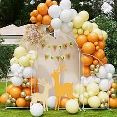Wedding Arch, Sturdy Carbon Steel Frame with High-Temperature Baked Paint, DIY