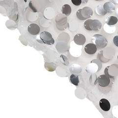 2 SILVER Big Sequin Wedding Arch Backdrop Stand Covers Wedding Events Party