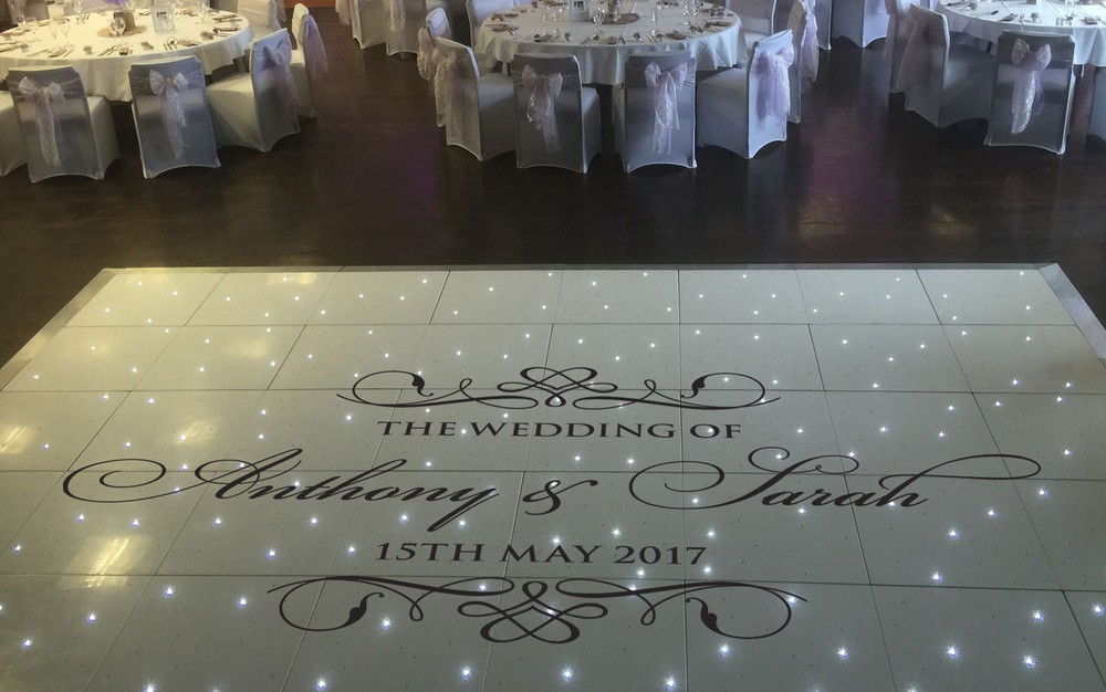 Custom Wedding Party Dance Floor Decal Sticker – Easy to Remove