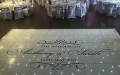 Custom Wedding Party Dance Floor Decal Sticker – Easy to Remove