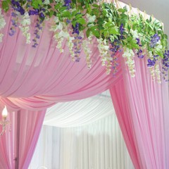 DIY 10 x 10 x 10ft Heavy Duty Wedding Backdrop Stand Kit Sturdy 4 Post Canopies