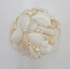 Beach Wedding Seashell Ornament Table Decor 4″ Orb Beach Wedding Beach Décor
