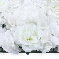 6 Pcs Artificial Flower Wall Panel Venue Backdrop Wedding Party Background Decor