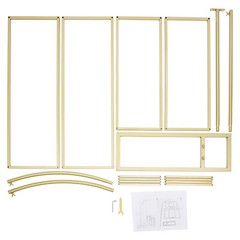 Ballon Arch Stand and 2 Flower Stands, Arch Backdrop Stand for Parties Wedding