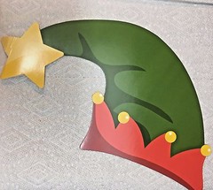 Photo Booth Props WIth Frame Christmas Theme Festive Holiday Party Fun