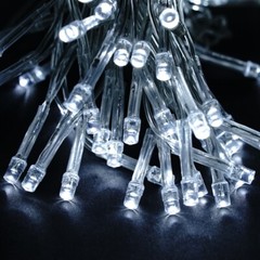 20 ft x 10 ft White LED LIGHTS Backdrop Wedding Party PhotoBooth Decorations
