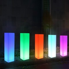 LED Color Square Light Pillar – Party Glowing Post/Decor/Path Lights – (31.5″)