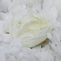 23″ x 15″ Silk Artificial Hydrangea Flower Wall Panels Wedding Decoration 6Pcs