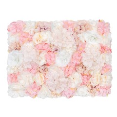 12Pcs Artificial Silk Fabric Flower Wall Panel Banquet Wedding Party Decor