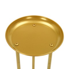 6 Pcs Gold Decorative Flower Stands, Columnar Design for Weddings, 20×60 cm