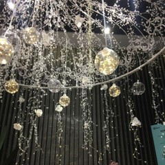 1.5M Acrylic Crystal Beads Curtain Garland Branch String Party Wedding Decor