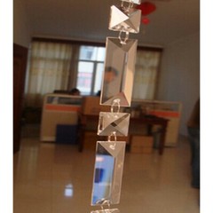 20pcs 63mm Triangle Article Clear Glasses Decoration Crystal Chandelier Parts