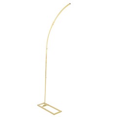Gold Steel Balloon Arch 3-Piece Set With 2 Rectangular Flower Stands 200cm