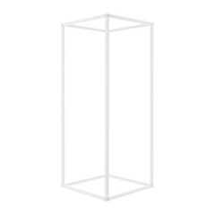 10Pcs Metal Flower Stand Wedding Flower Stand Rectangular Flower Display Stand