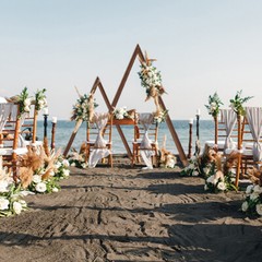 2X Heavy Duty Triangle Wedding Arch Backdrop Stand Flower Balloon Banquet Archwa