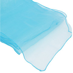 sky blue organza chair sashes chair ties bows ribbon wedding anniversary decor