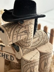 Horse Lovers Western Wedding Table Decoration, 5×7