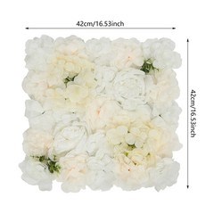 Artificial Flower Panels, Flower Wall Backdrop Panel, Artificial Floral Panels