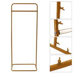 Metal Photo Display Stand Gold Wedding Arch Rectangle Rack Sign Poster Stand USA