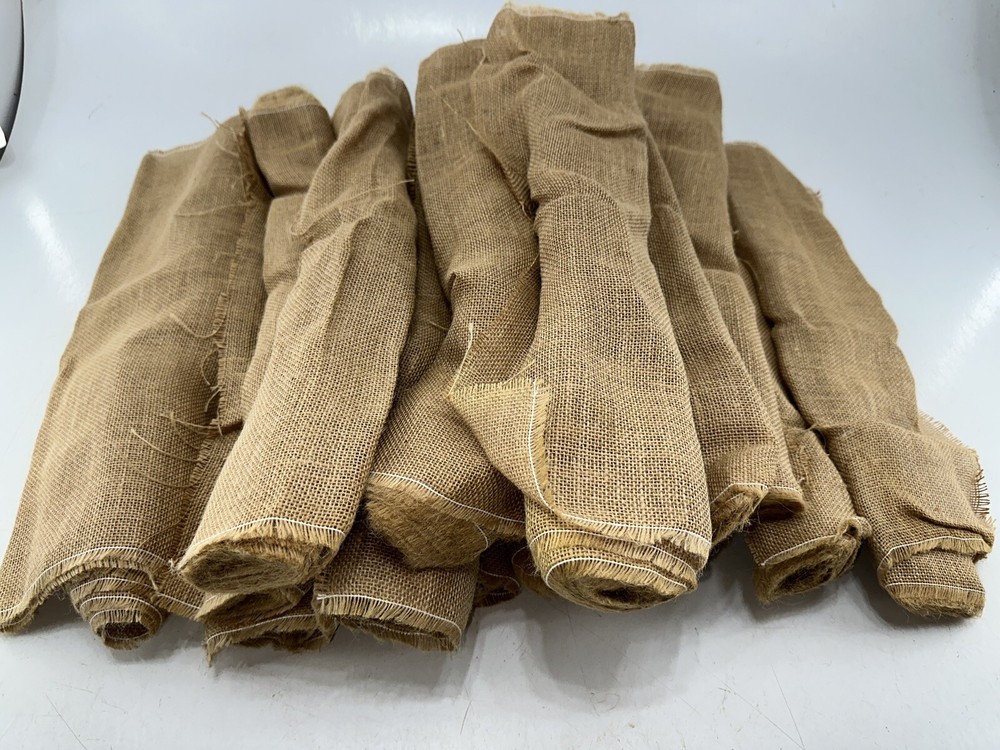 15X NATURAL Burlap Jute Table Runner Rustic Wedding Event Home Decoration
