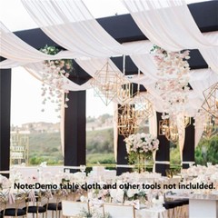 10 PCS Wedding Decoration Ceiling Venue Hanging Chiffon Multiple colors New