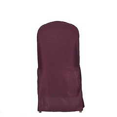 100 pcs Burgundy POLYESTER BANQUET CHAIR COVERS Wedding Reception Decorations