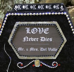 Coffin Wedding card boxHalloweenblackgothicfabriccustompersonalizeddecor