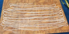 pearl string garland – 8mm plastic beads, 15m long – wedding, party, home decor