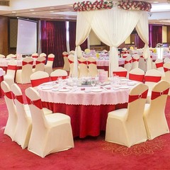 100PCS Wedding Chair Decorations Stretch Red Chair Bows and Sashes for Party …