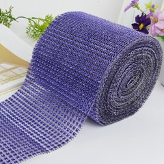 1/10 Yard Rhinestone Mesh Roll Rhinestone Bling Ribbon Craft Party Wedding Decor