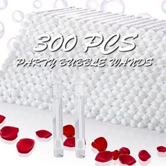 300 Pack Wedding Bubbles Bulk, Mini Party Bubble Wand For Wedding Send Off |