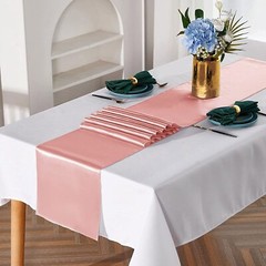 12×108″ Satin Table Runner Wedding Party Banquet Dinner Table Supply Decorations
