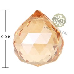 20MM Crystal Glass Lamp Ball Prisms Chandelier Wedding Decor Suncatcher Pendants