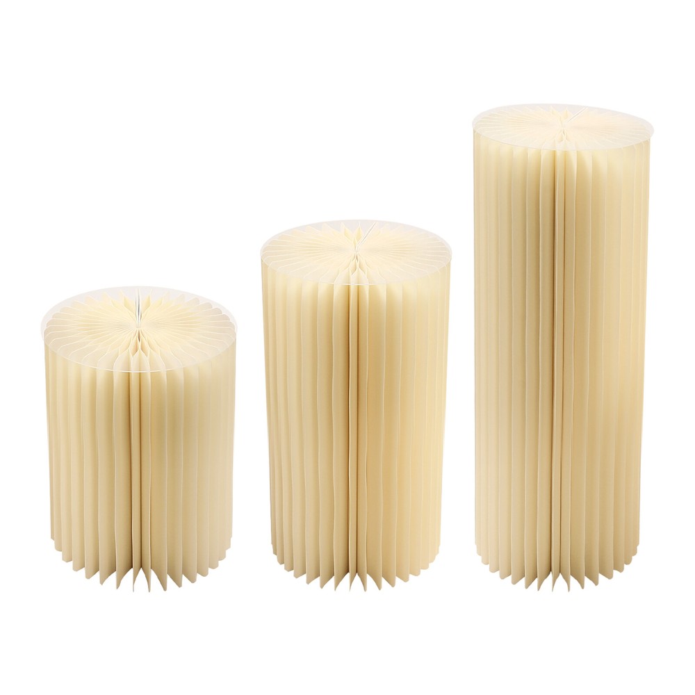 3pcs Flowers Stand, Dessert Table, Columns Display for Wedding Party Garden
