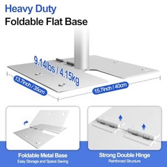 Pipe and Drape Stand Kit, 10x10ft Heavy Duty Adjustable Metal 10 x 10ft Silver