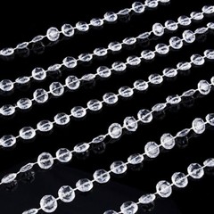 Acrylic Strands Bead Curtain 10m DIY Decoration For Wedding Party Festivals
